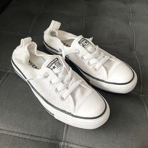 Converse Shoreline  Chuck Taylor All Star Runners Sneakers White Knit Mesh